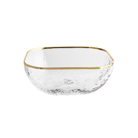 Bowl Kennedy Home 12 Oz Vidrio Borde Dorado