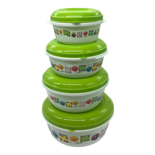 Set de Envases Plásticos Dynasty de 4 Piezas - Surtido