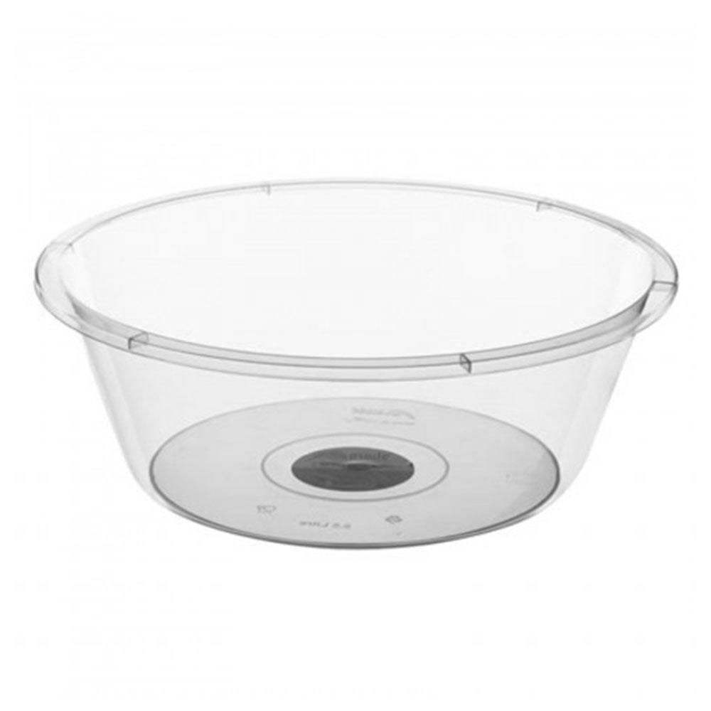 Envase Plástico Asude Plastik Redondo Transparente N°3