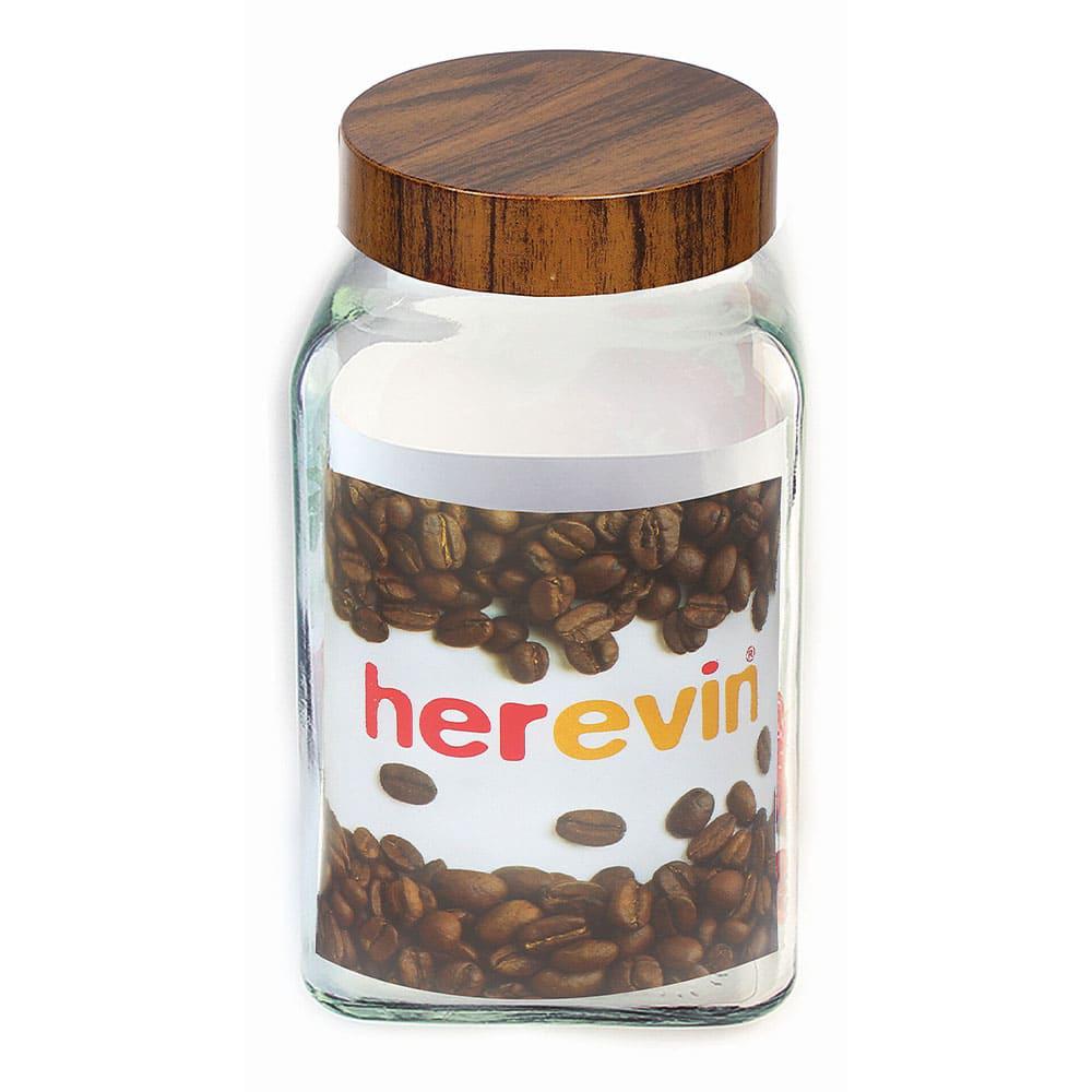 Canister Cuadrado Herevin de Vidrio 2 L