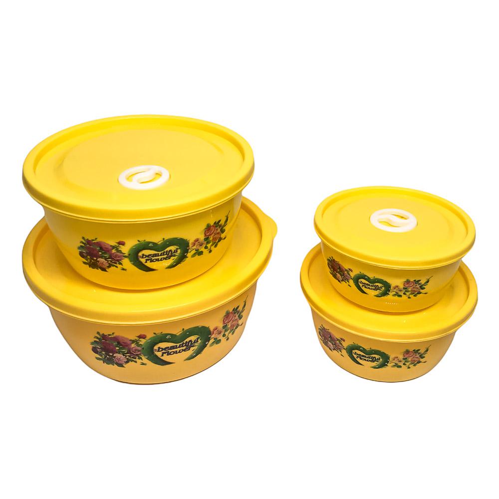 Envase Plástico Homestar con Tapa 8 Piezas - Surtido