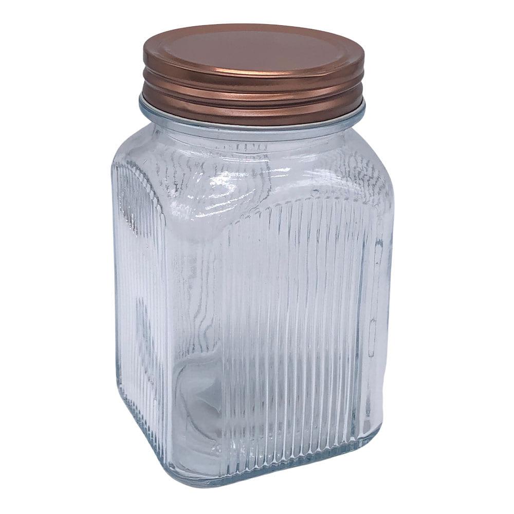 Canister de Vidrio Homestar Mediano Con Tapa