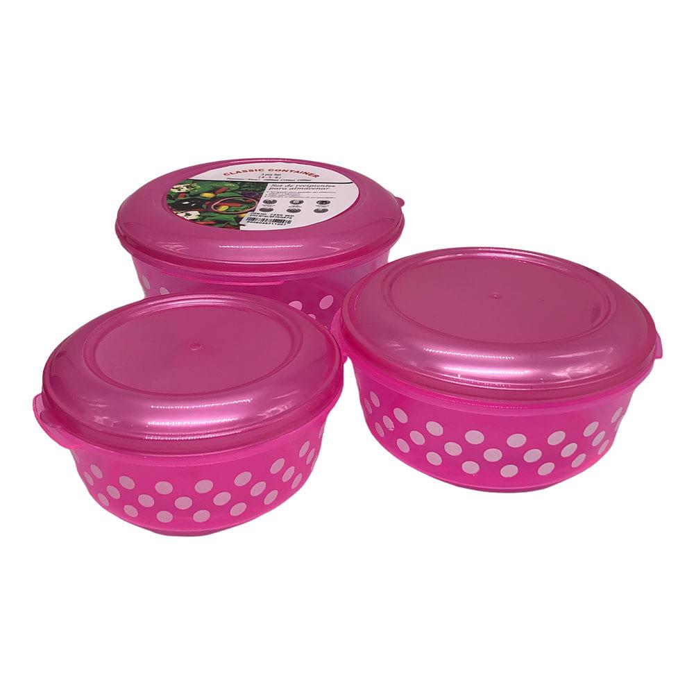 Envase Plastico Homestar 3 Piezas - Surtido