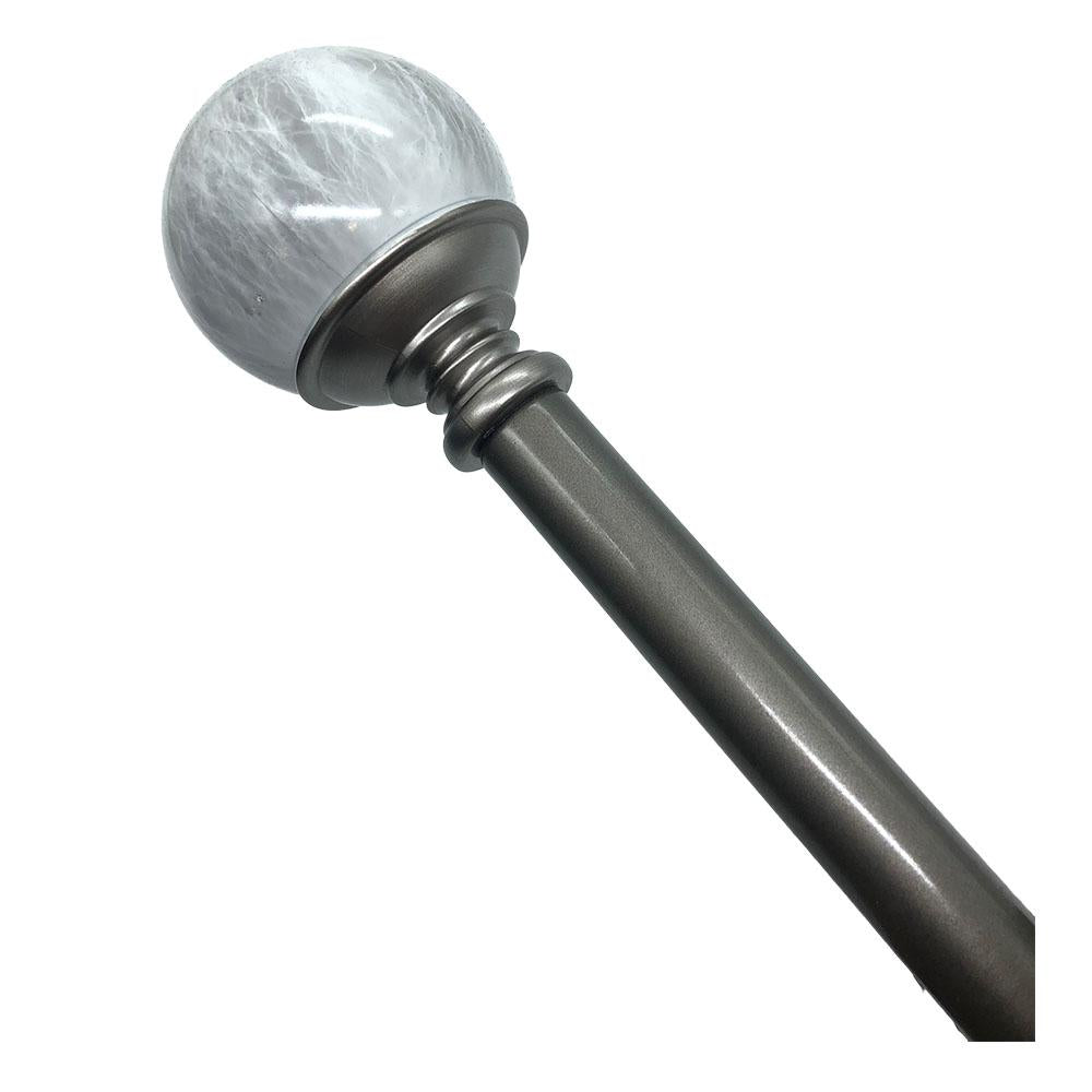 Cornisa Decorativa Popular Bath Modern - Plateado - 48" - 84"