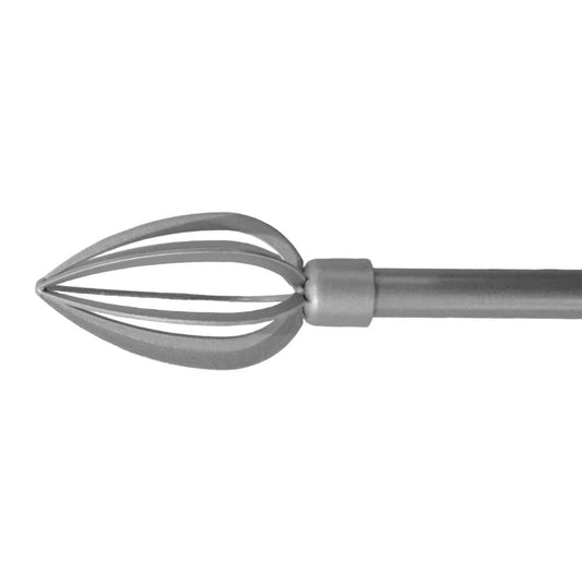 Cornisa Home Accents de Metal - Plateado - 28" - 48"