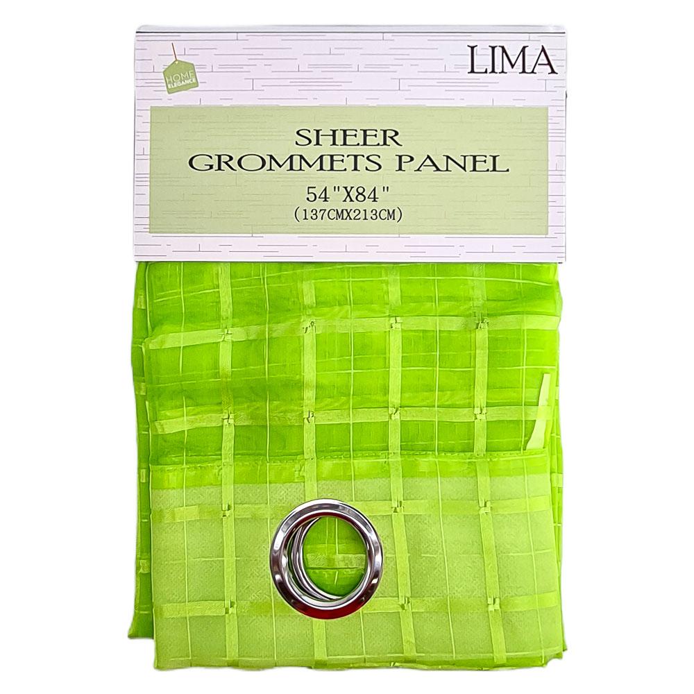 Cortina Lima Home Elegance Con Aros 54'' x 84'' - Lima