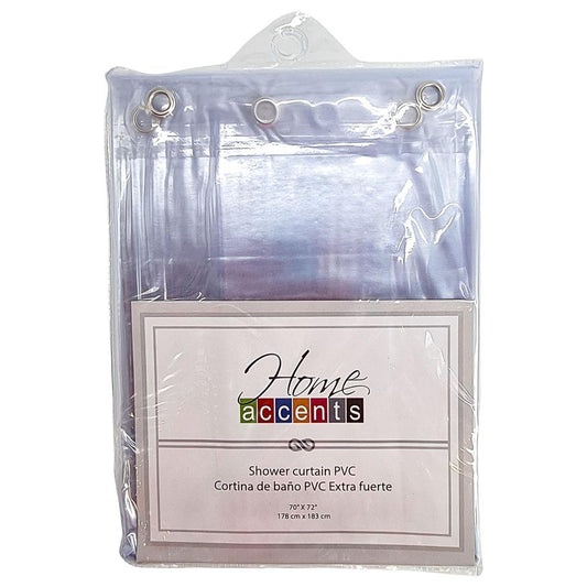 Cortina Para Baño Home Accents Plástica 70" x 72"