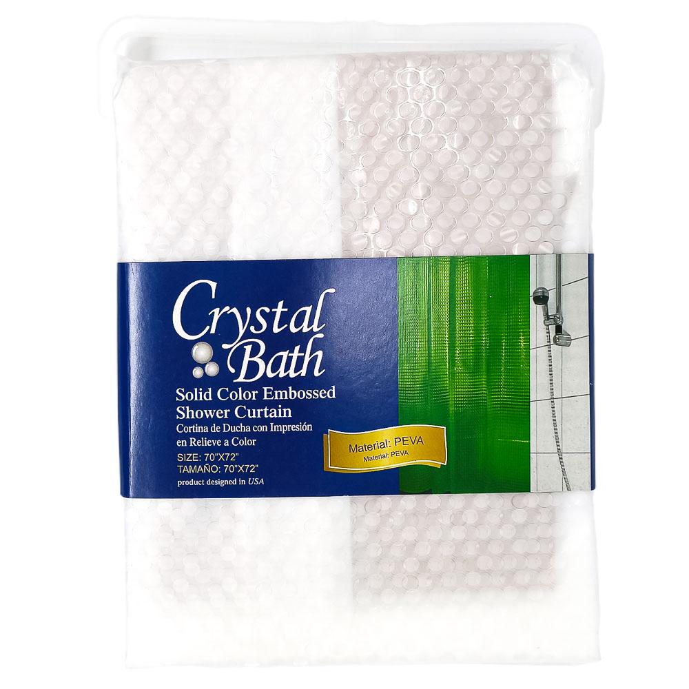 Cortina Para Baño Crystal Bath 70" x 72" - Surtido