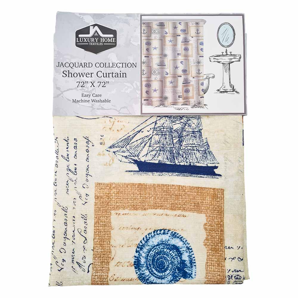 Cortina de Baño Luxury Estampada de 72'' x 72'' - Surtido