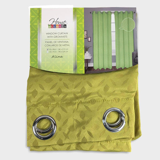 Cortina Alina Home Accents Con Aros de 54" x 84" - Lima Claro