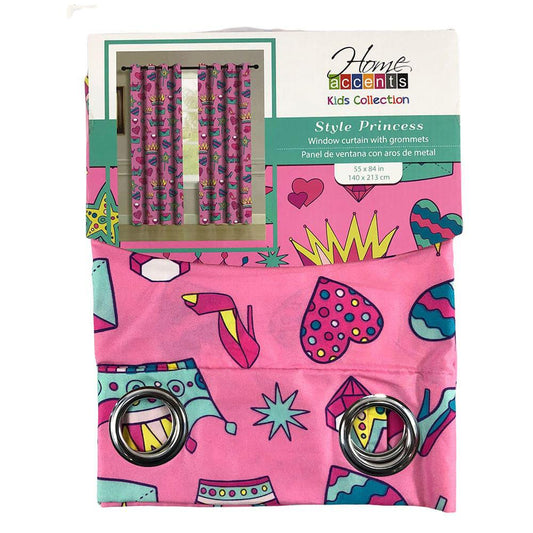 Cortina Home Accents Style Princess 55" x 84" Con Aros