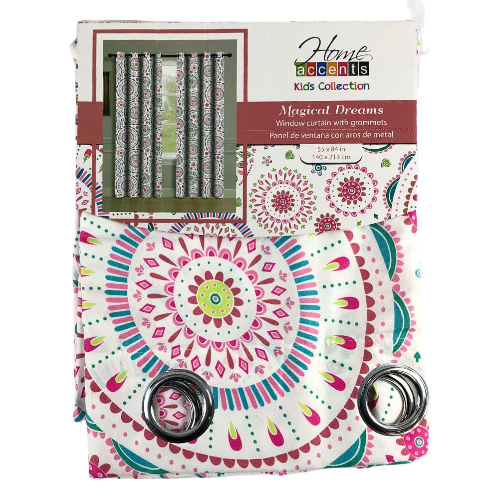 Cortina Home Accents Magical Dreams 55" x 84" Con Aros