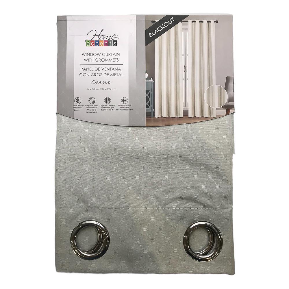 Cortina Home Accents Cassie Blackout Con Aros 54" x 90" - Beige