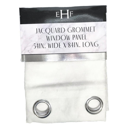 Cortina Estex Alva con Aros 54" x 84 - Blanco