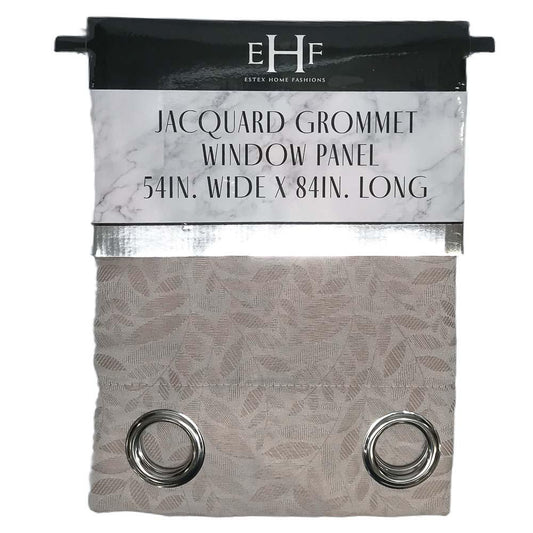 Cortina Estex Alva con Aros 54" x 84 - Beige Oscuro