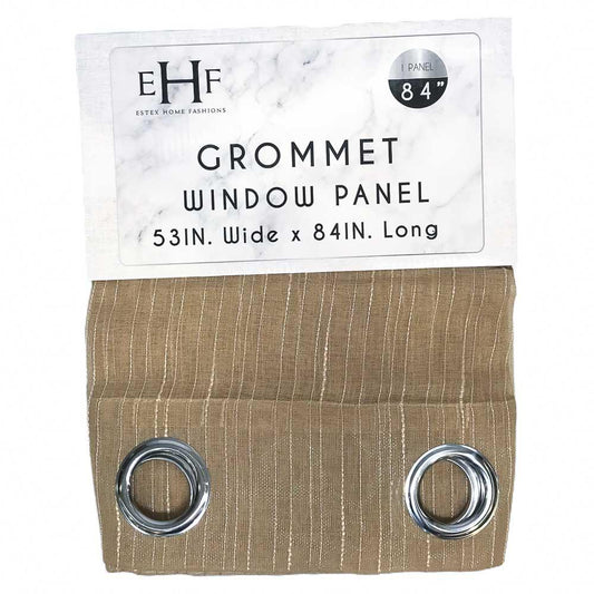 Cortina Estex Thea con Aros 54" x 84" - Beige