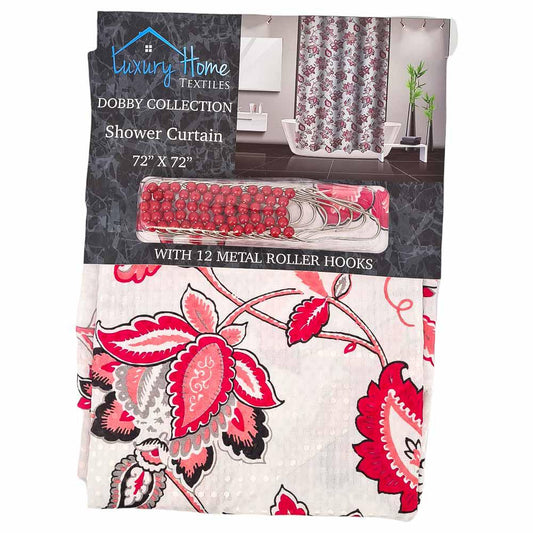 Cortina de Baño Dobby Luxury 72'' x 72'' 13 Piezas - Surtido