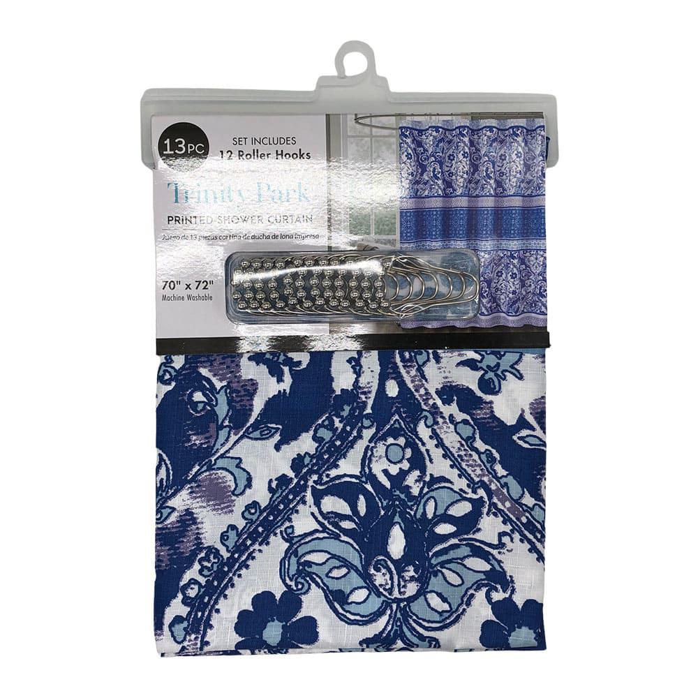 Cortina Para Baño Rt Designer Trinity Park 13 Piezas