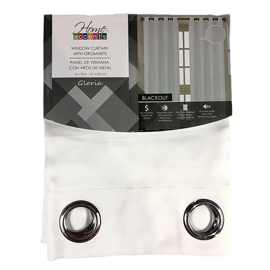 Cortina Home Accents Gloria Blackout Con Aros de 54" x 84"