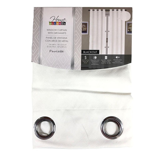 Cortina Home Accents Paulette 54" x 90 Con Aros