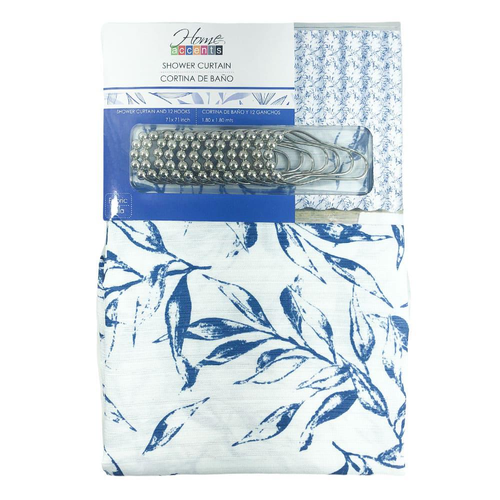 Cortina de Baño Home Accents Estampada 71" x 71"