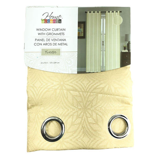 Cortina Home Accents Yvette Blackout 54" x 90" - Dorado