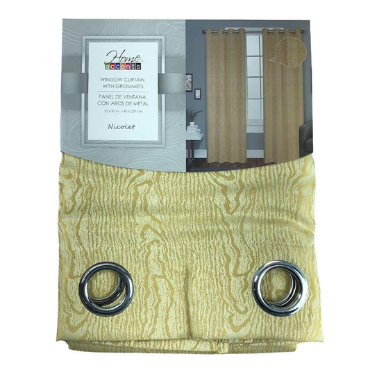 Cortina Home Accent Nicolet Blackout 55" x 90" - Dorado