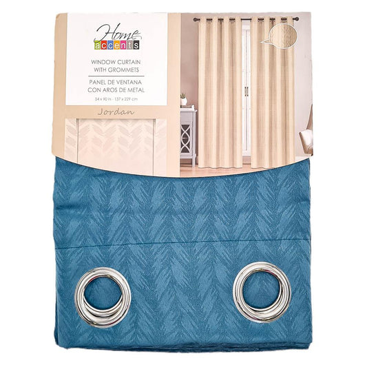 Cortina Home Accents Jordan Blackout 54" x 90" - Azul Marino
