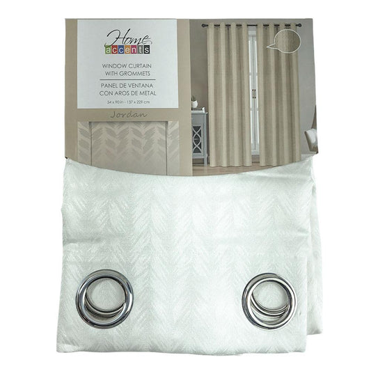 Cortina Home Accents Jordan Blackout 54" x 90" - Blanco