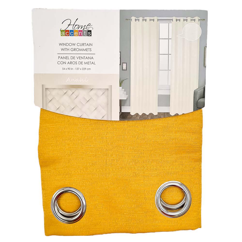 Cortina Home Accents Con Aros 54" x 90" - Dorado