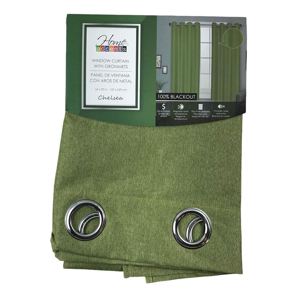 Cortina Home Accents Chelsea de 54" x 90" - Verde Oliva