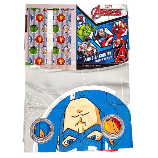 Cortina Avengers Con Aros 55" x 84"