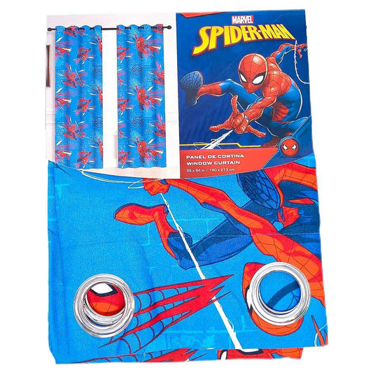 Cortina Spiderman Con Aros 55" x 84"