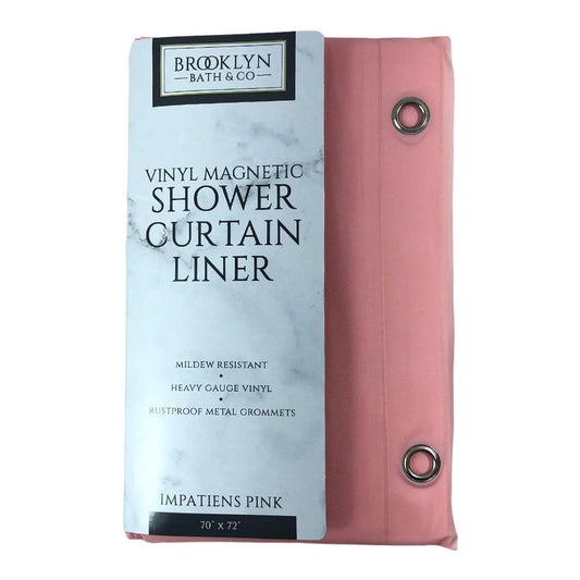 Cortina de Baño Home Expressions Plástica de 70" x 72" - Rose Gold