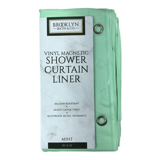 Cortina de Baño Home Expressions Plástica de 70" x 72" - Verde Menta