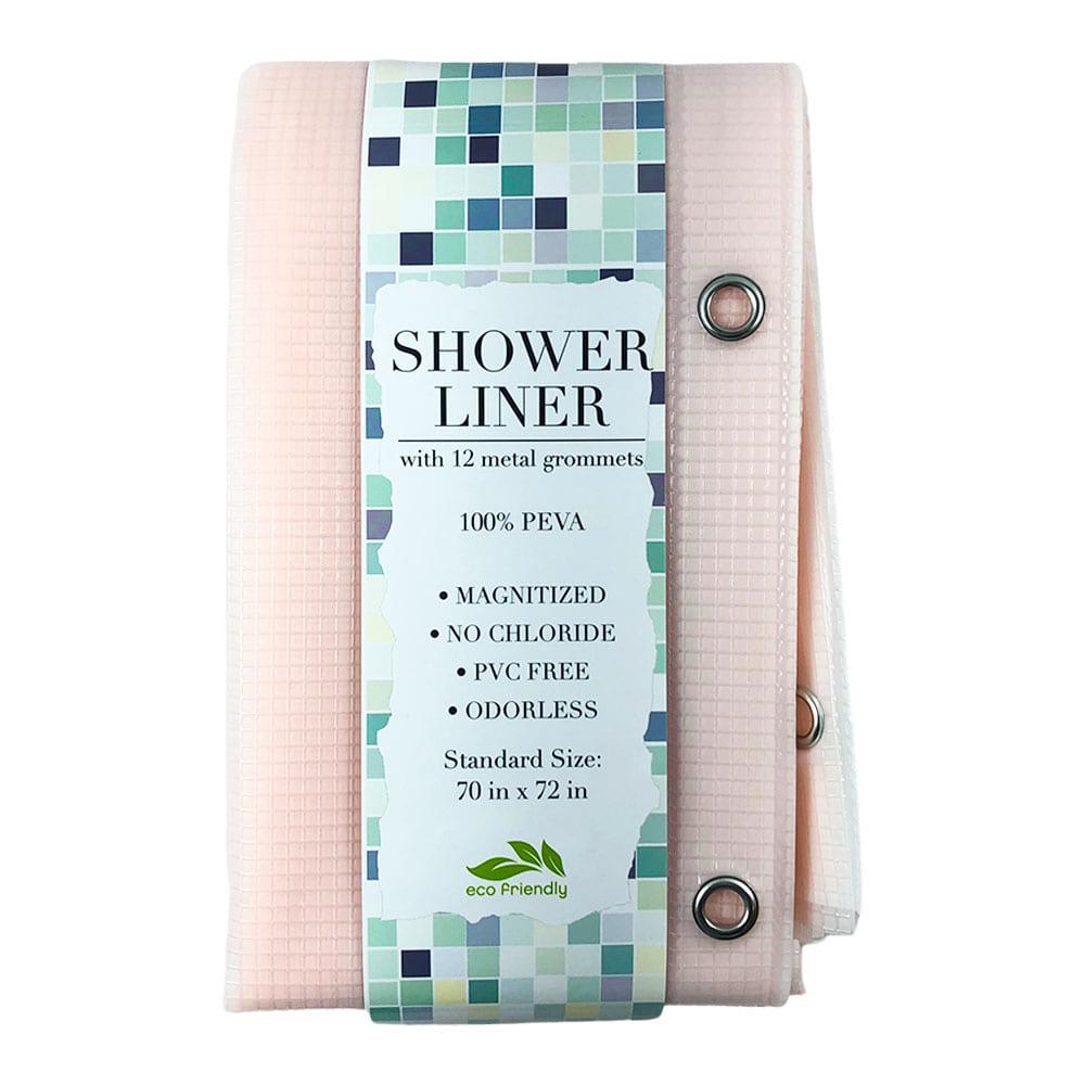 Cortina de Baño Sultans Linen´s de Peva 70" x 72" - Rosa Claro