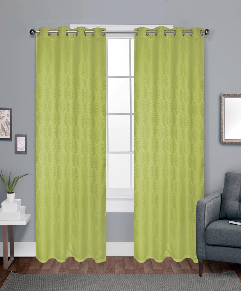 Cortina Helena Home Accents Con Aros 54" x 84" - Lima Claro