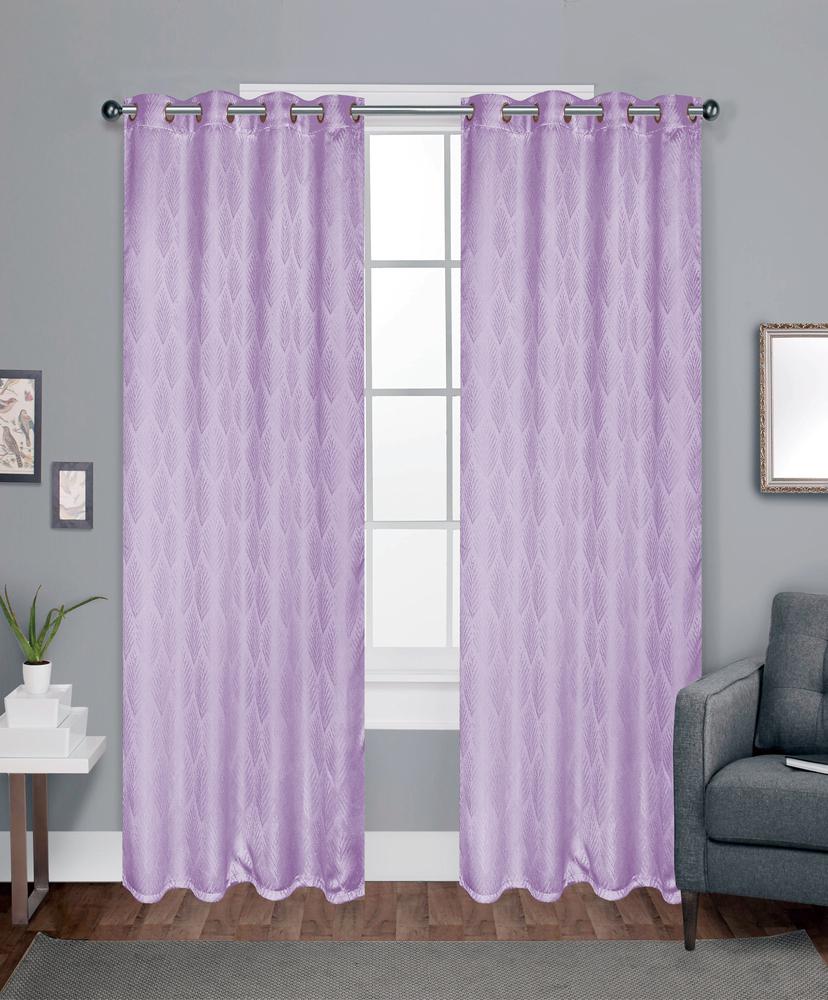 Cortina Helena Home Accents Con Aros 54" x 84" - Lila