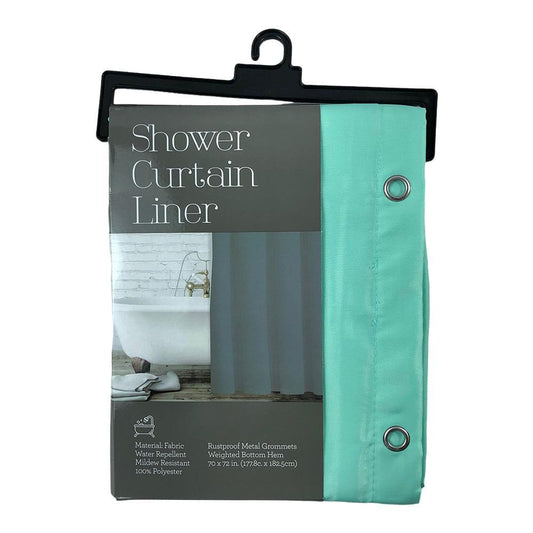 Cortina de Baño Popular Bath de Tela 70" x 72" - Verde Menta