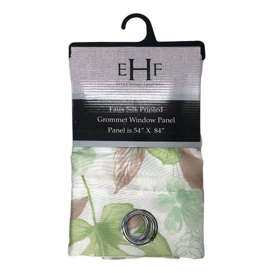 Cortina Estex Leaf Con Aros 54" x 84" - Verde Claro