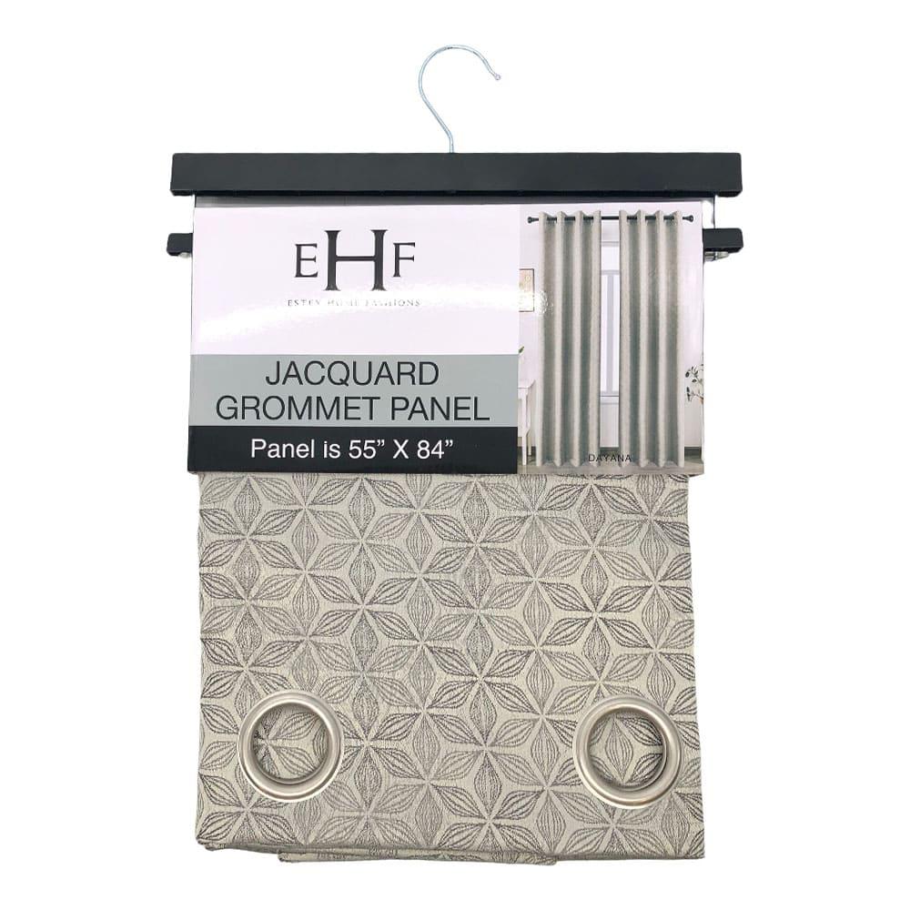 Cortina Estex Dayana Con Aros 55" x 84" - Verde Claro