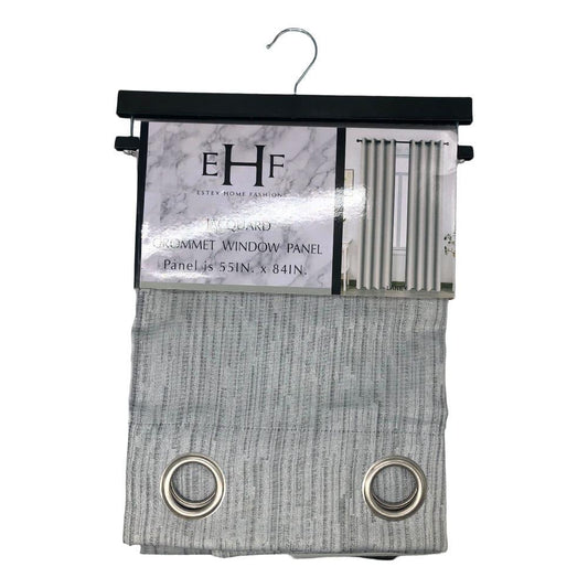 Cortina Laney Estex Con Aros de 54" x 84" - Gris Claro