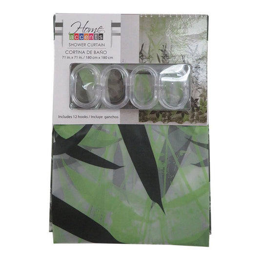 Cortina Para Baño Home Accents de Peva 71" x 71" - Surtido