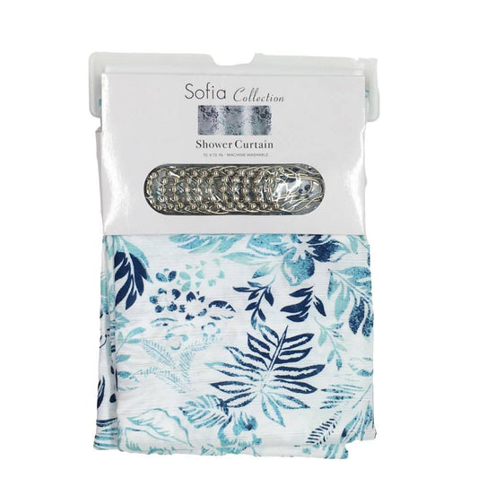 Cortina de Baño Home Design Arya de Tela 13 Piezas