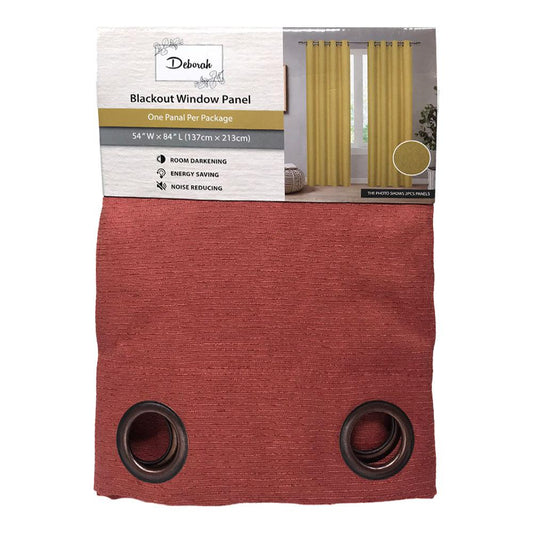 Cortina Deborah Glory Home Design Blackout 54" x 84" - Naranja