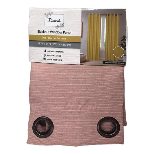 Cortina Deborah Glory Home Design Blackout 54" x 84" - Rosa Claro