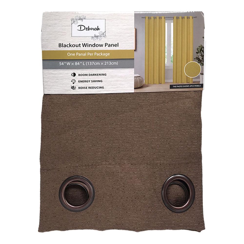 Cortina Deborah Glory Home Design Blackout 54" x 84" - Chocolate