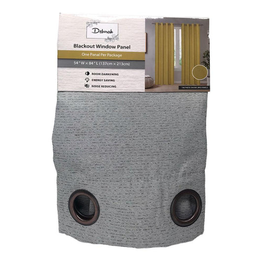 Cortina Deborah Glory Home Design Blackout 54" x 84" - Gris Claro