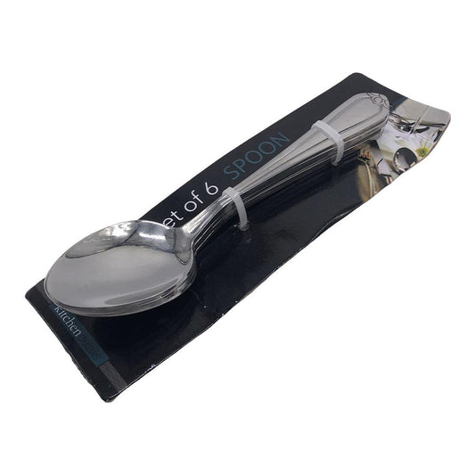 Cucharas Kitchen Details Acero Inoxidable Set de 6 Piezas