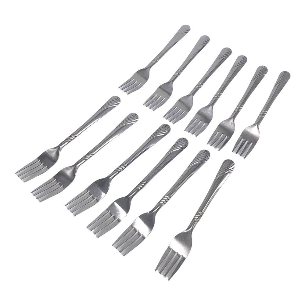 Tenedor Home de Acero Inoxidable 12 Piezas